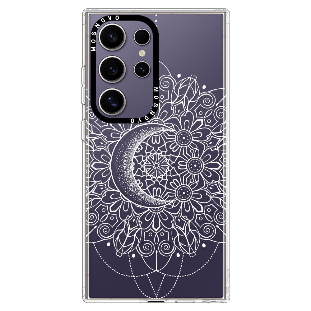 Moon Henna Phone Case - Samsung Galaxy S24 Ultra Case - MOSNOVO