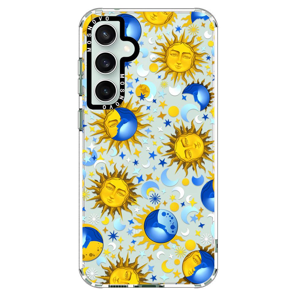 Celestial Sun Moon Phone Case - Samsung Galaxy S23 FE Case