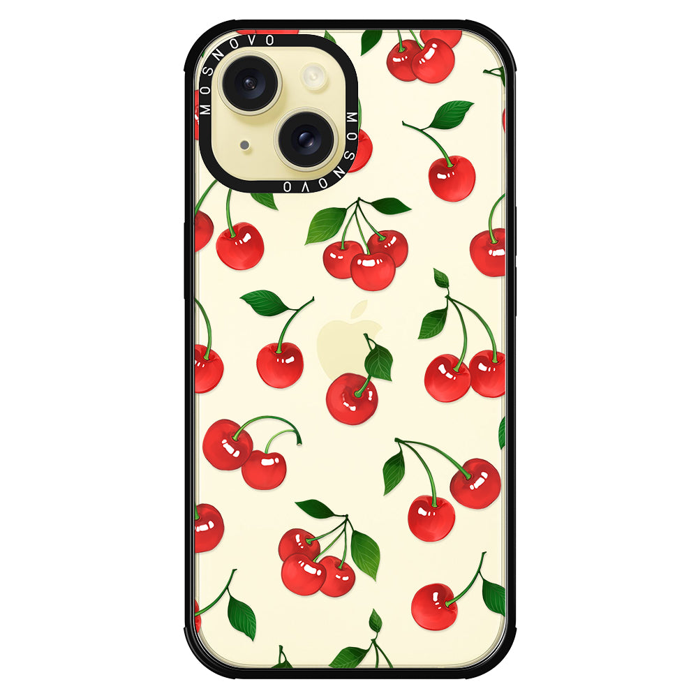 Poppy Cherry Phone Case - iPhone 15 Plus Case - MOSNOVO