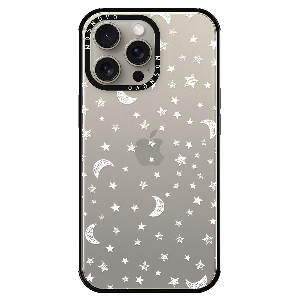 Night Moon Sky Phone Case - iPhone 15 Pro Max Case - MOSNOVO