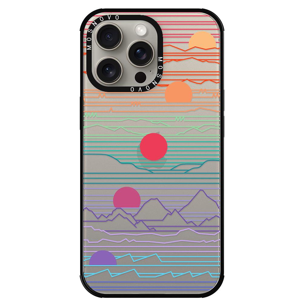 Sunset Phone Case - iPhone 15 Pro Max Case - MOSNOVO