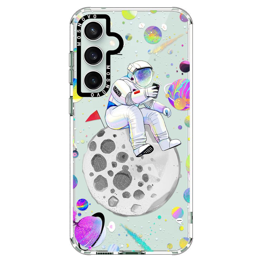 Astronaut Selfie Phone Case - Samsung Galaxy S23 FE Case