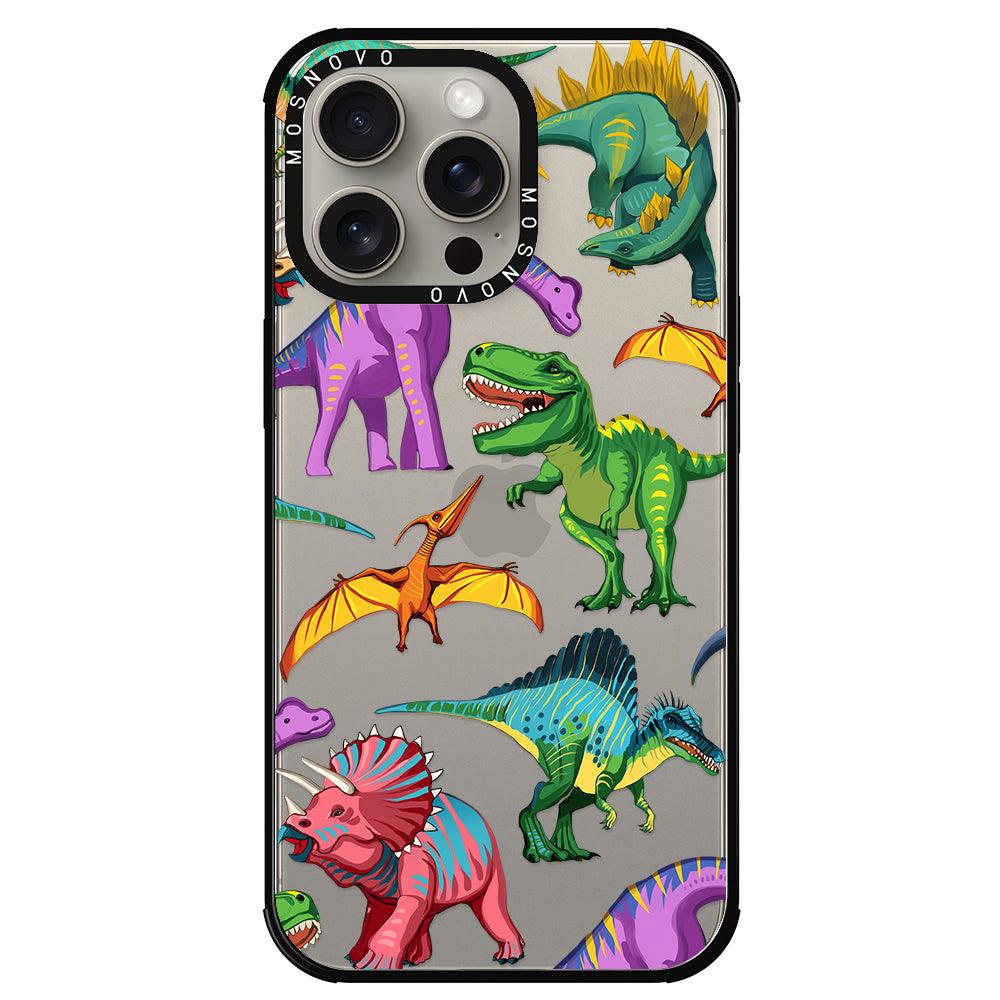 Dinosaur World Phone Case - iPhone 15 Pro Max Case - MOSNOVO