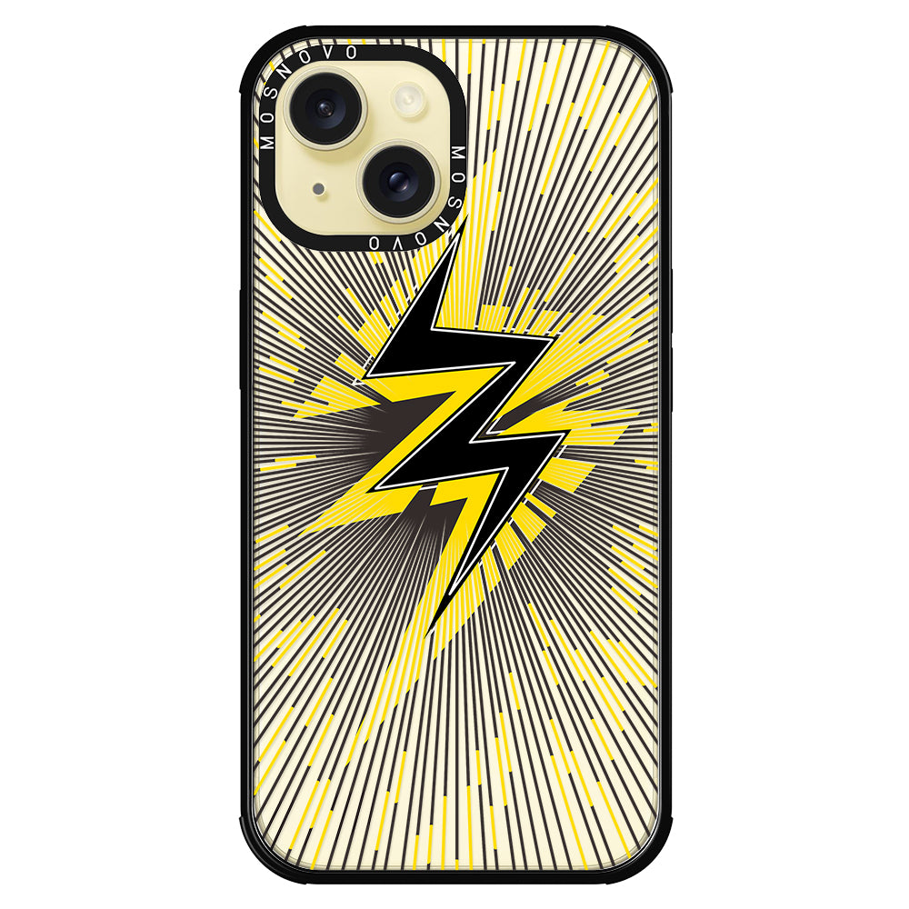 Lightning Bolt Phone Case - iPhone 15 Case - MOSNOVO