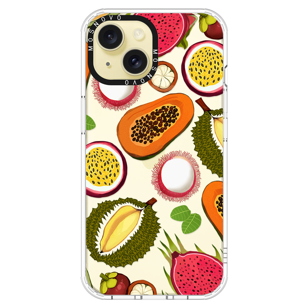 Tropical Fruit Phone Case - iPhone 15 Case - MOSNOVO