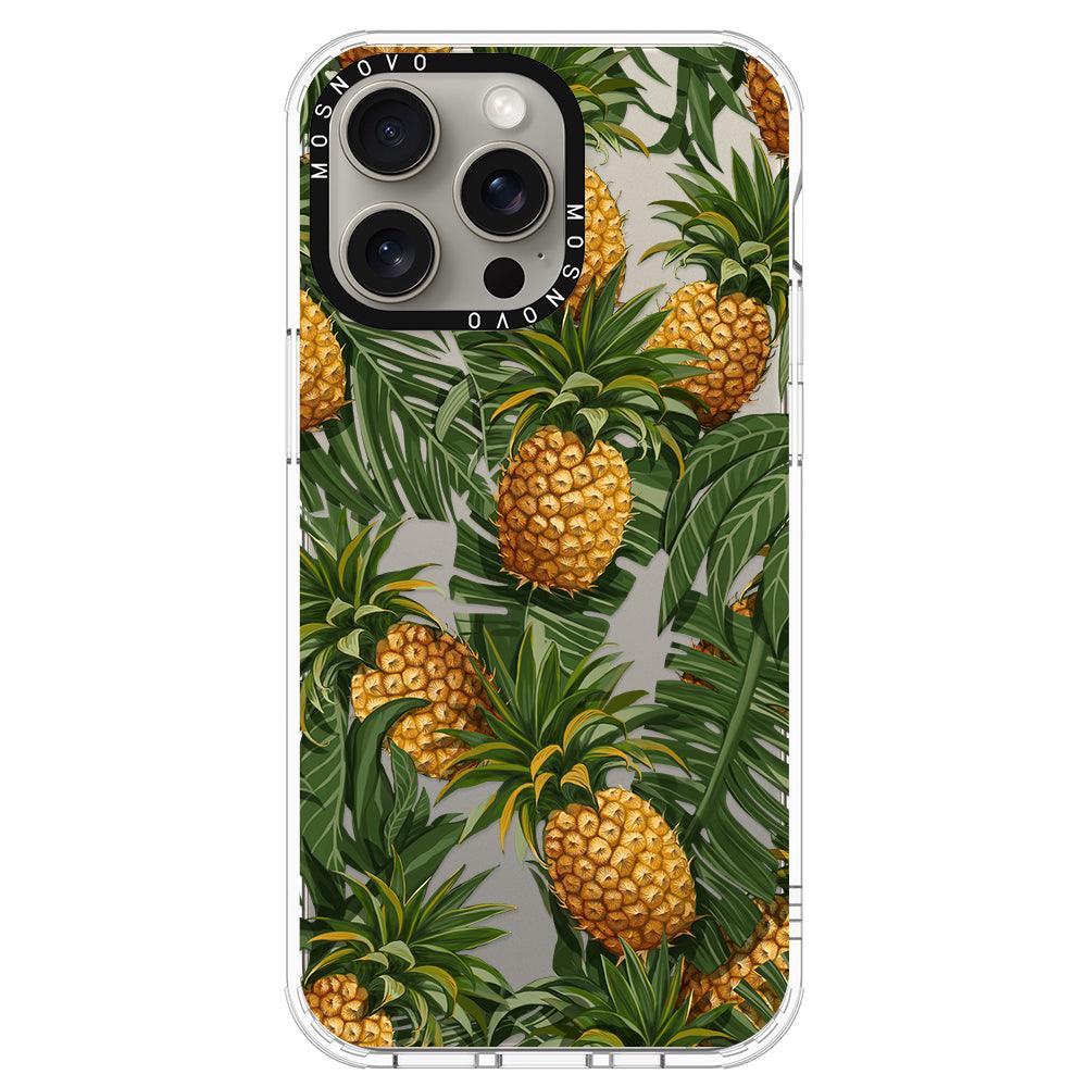 Pineapple Botany Phone Case - iPhone 15 Pro Max Case - MOSNOVO