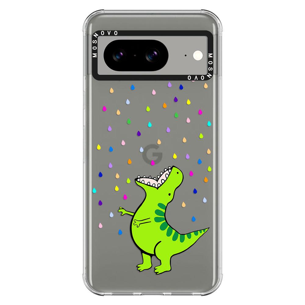 Rainbow Dinosaur Phone Case - Google Pixel 8 Case