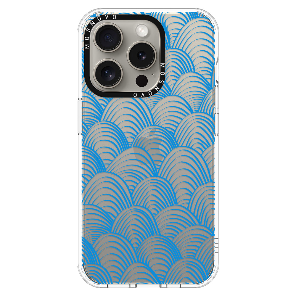 Wavy Wave Phone Case - iPhone 15 Pro Case - MOSNOVO