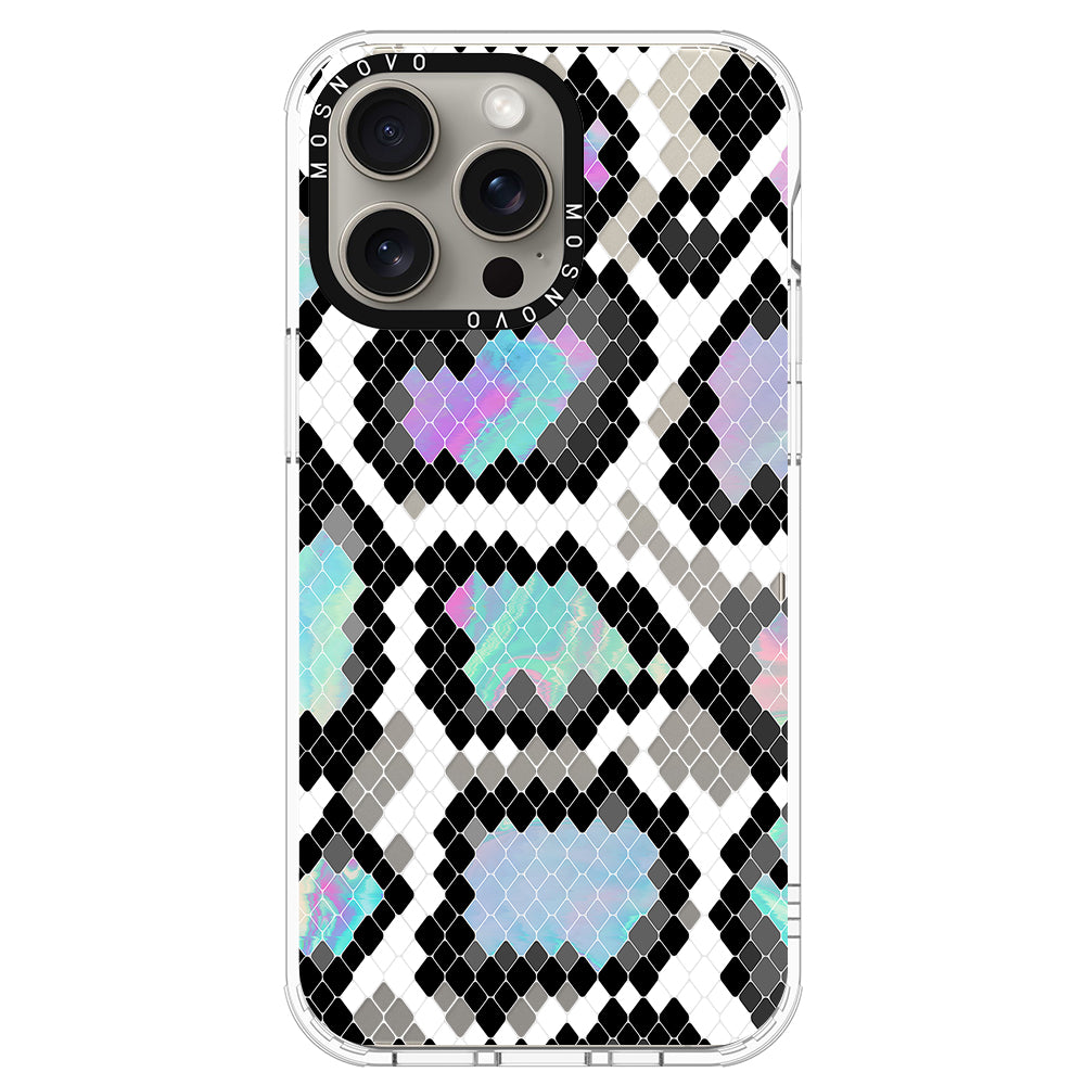 Aurora Snake Print Phone Case - iPhone 15 Pro Max Case - MOSNOVO