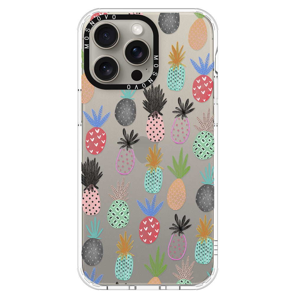 Cute Pineapple Phone Case - iPhone 15 Pro Max Case - MOSNOVO