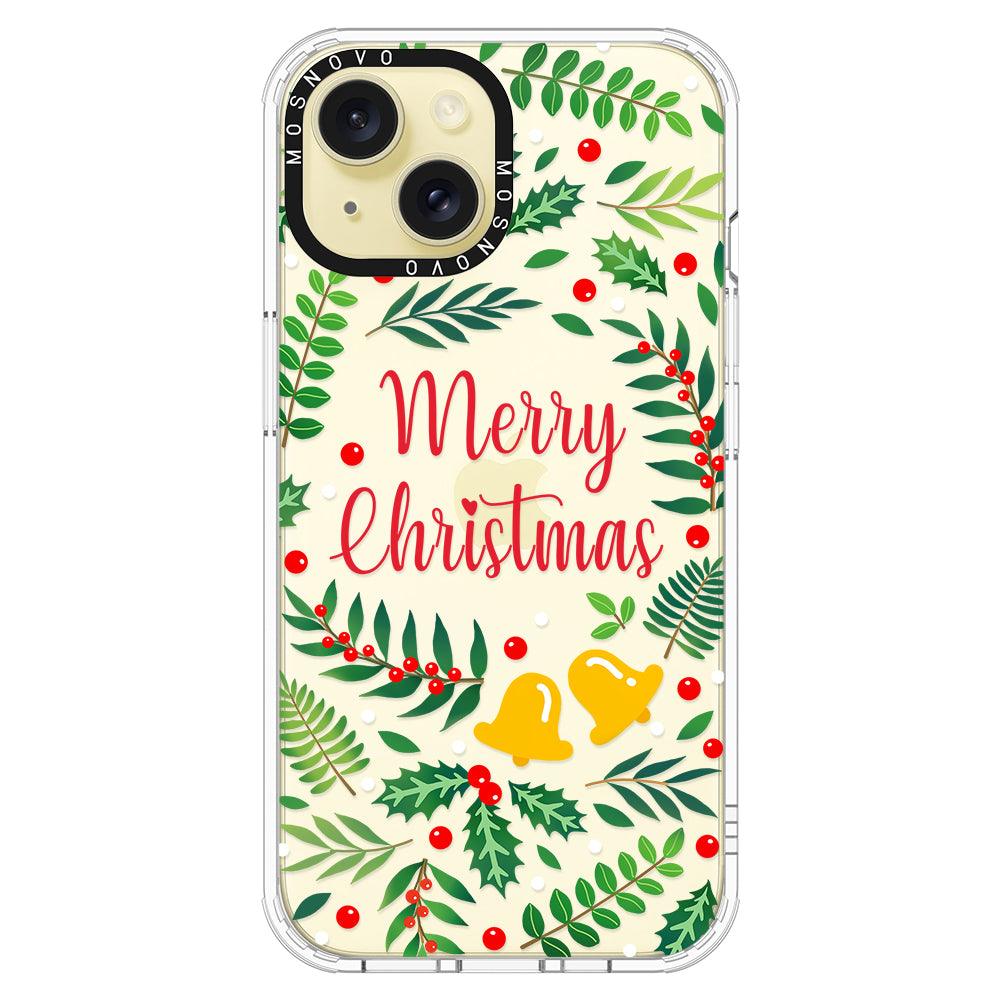 Merry Christmas Phone Case - iPhone 15 Case - MOSNOVO