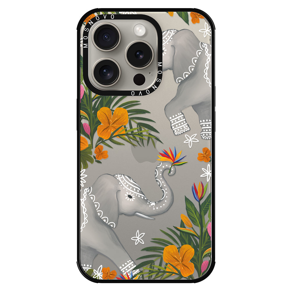 Elephant Phone Case - iPhone 15 Pro Case - MOSNOVO