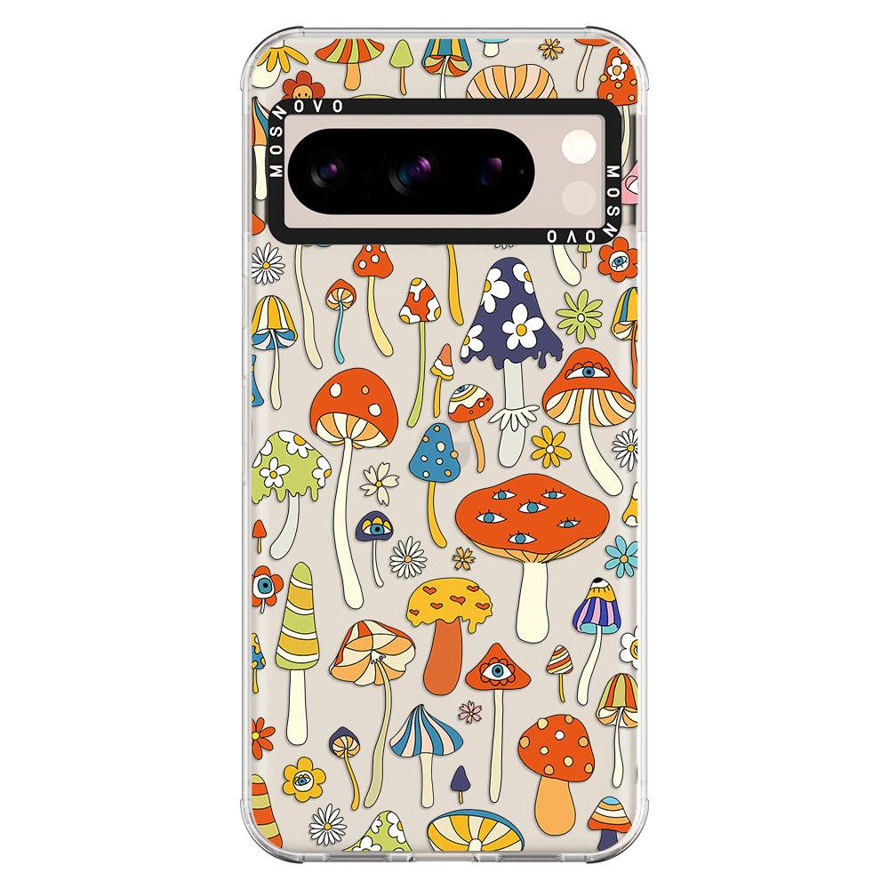 Mushroom Art Phone Case - Google Pixel 8 Pro Case - MOSNOVO