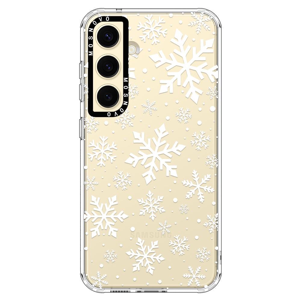 Snowflake Phone Case - Samsung Galaxy S24 Plus Case - MOSNOVO