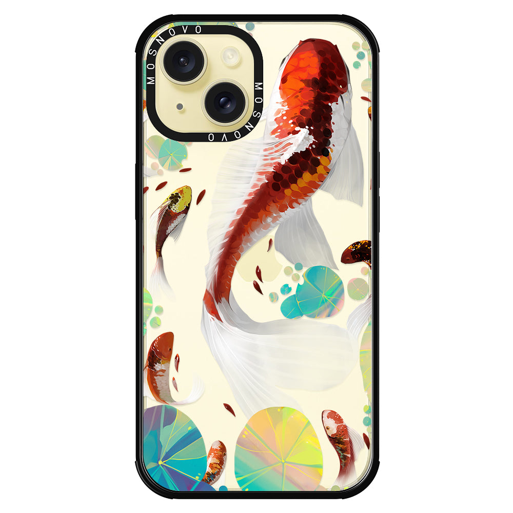 Koi Art Phone Case - iPhone 15 Plus Case - MOSNOVO