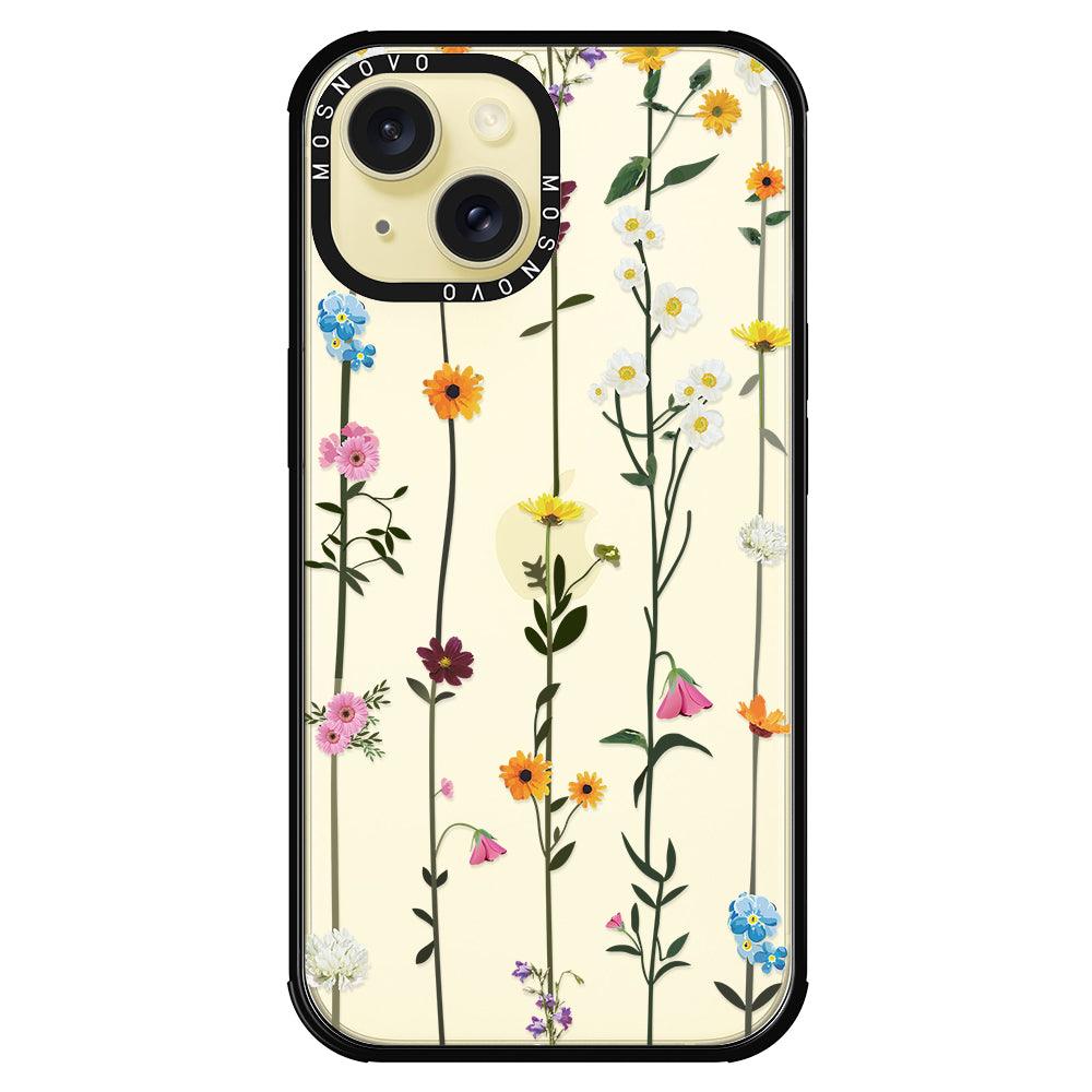 Wildflowers Phone Case - iPhone 15 Case - MOSNOVO