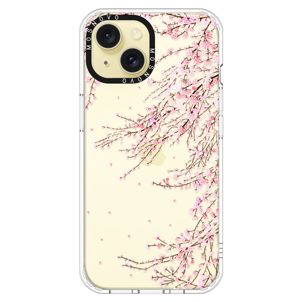 Cherry Blossom Phone Case - iPhone 15 Plus Case - MOSNOVO