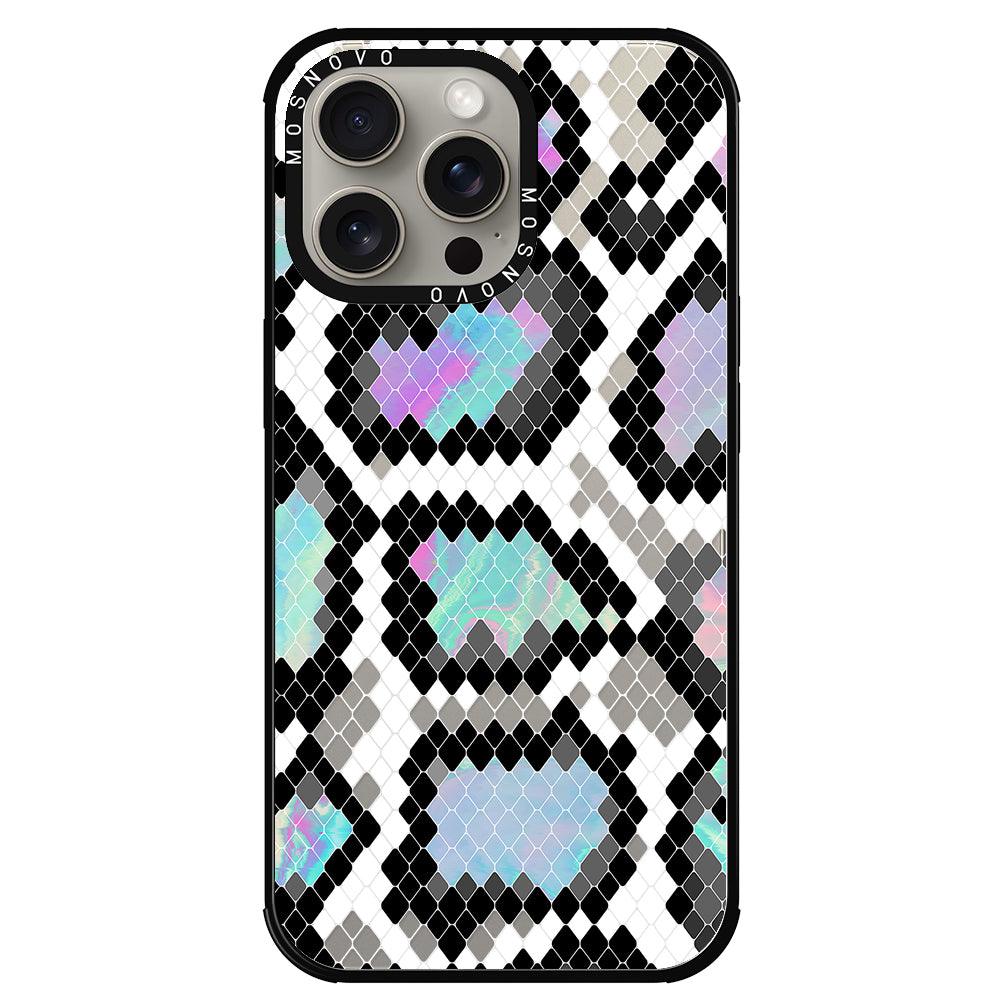 Aurora Snake Print Phone Case - iPhone 15 Pro Max Case - MOSNOVO