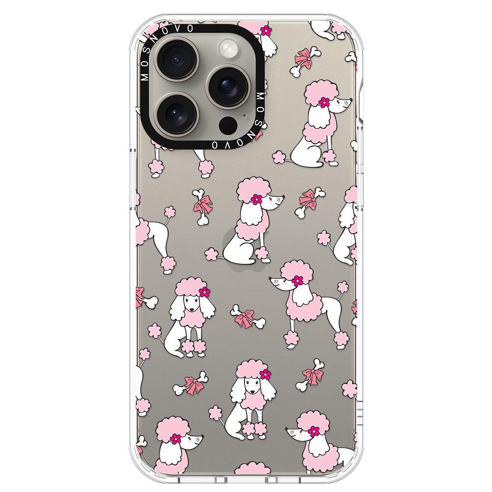 Cute Poodle Phone Case - iPhone 15 Pro Max Case - MOSNOVO