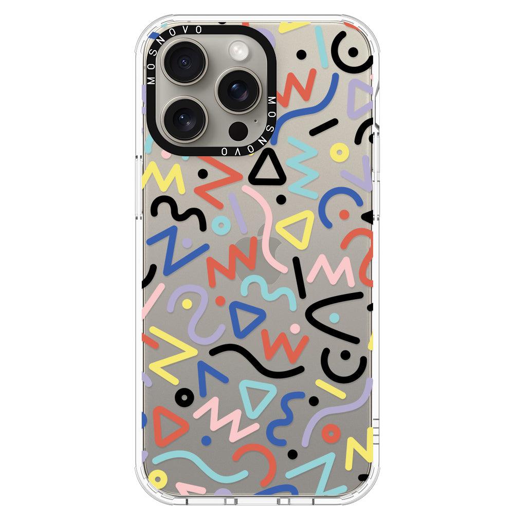 Doodle Art Phone Case - iPhone 15 Pro Max Case - MOSNOVO