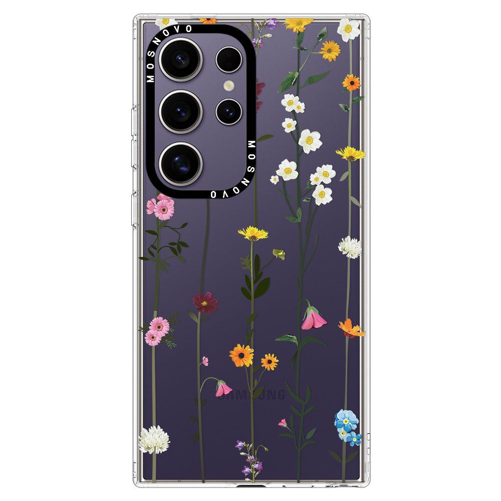 Wild Flowers Floral Phone Case - Samsung Galaxy S24 Ultra Case - MOSNOVO