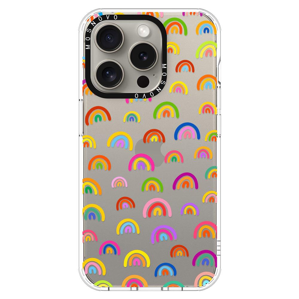 Cute Rainbow Phone Case - iPhone 15 Pro Case - MOSNOVO