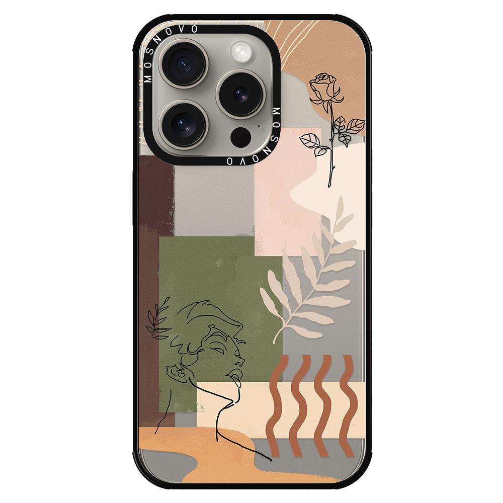 Modern Art Phone Case - iPhone 15 Pro Case - MOSNOVO