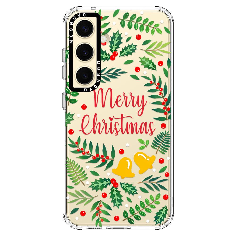 Merry Christmas Phone Case - Samsung Galaxy S24 Case - MOSNOVO