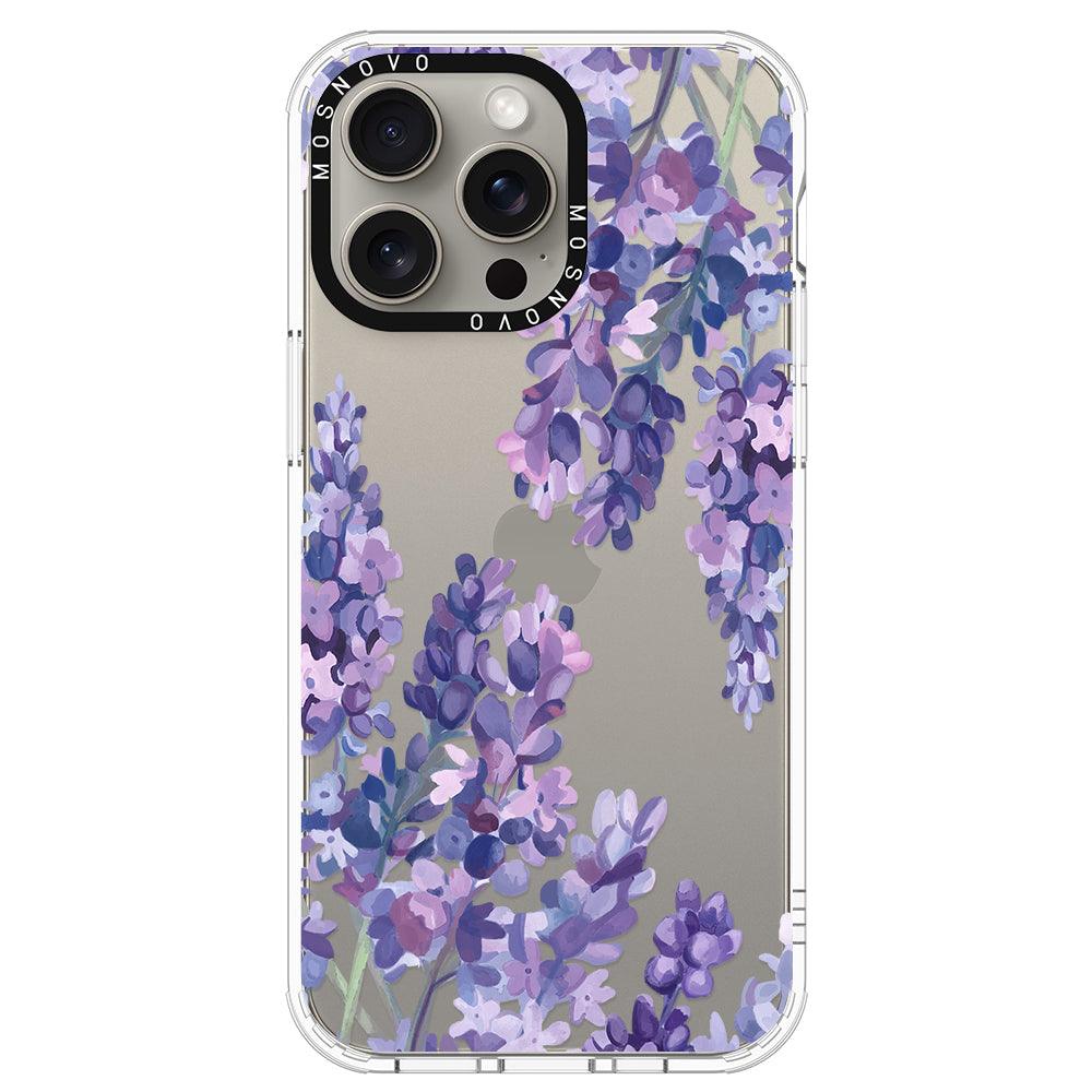 Lavender Phone Case - iPhone 15 Pro Max Case - MOSNOVO