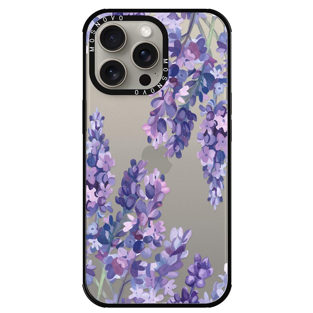 Lavender Phone Case - iPhone 15 Pro Max Case - MOSNOVO