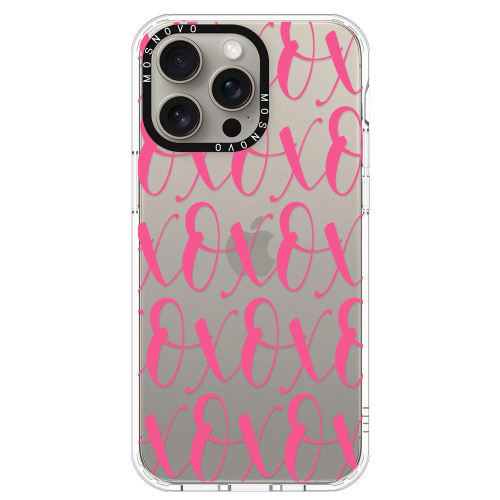 XOXO Phone Case - iPhone 15 Pro Max Case - MOSNOVO