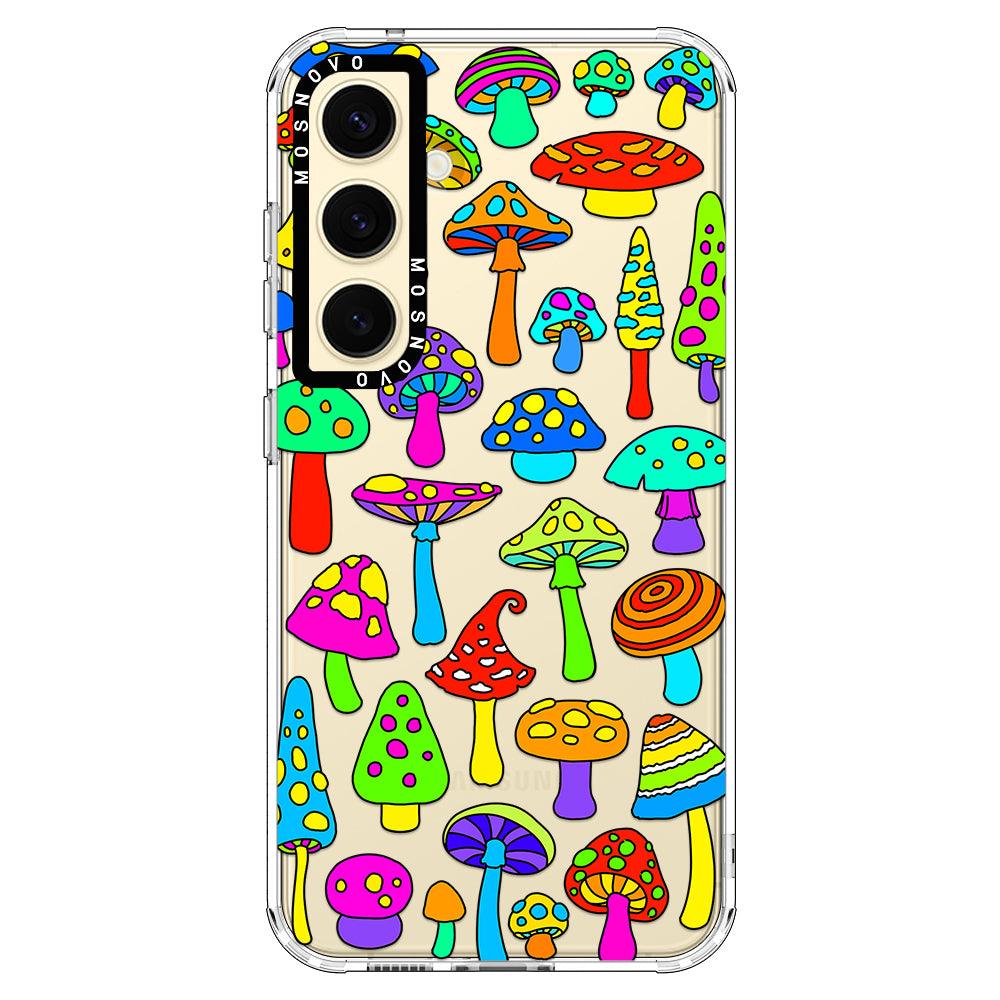 Trippy Wild Mushroom Phone Case - Samsung Galaxy S24 Case - MOSNOVO