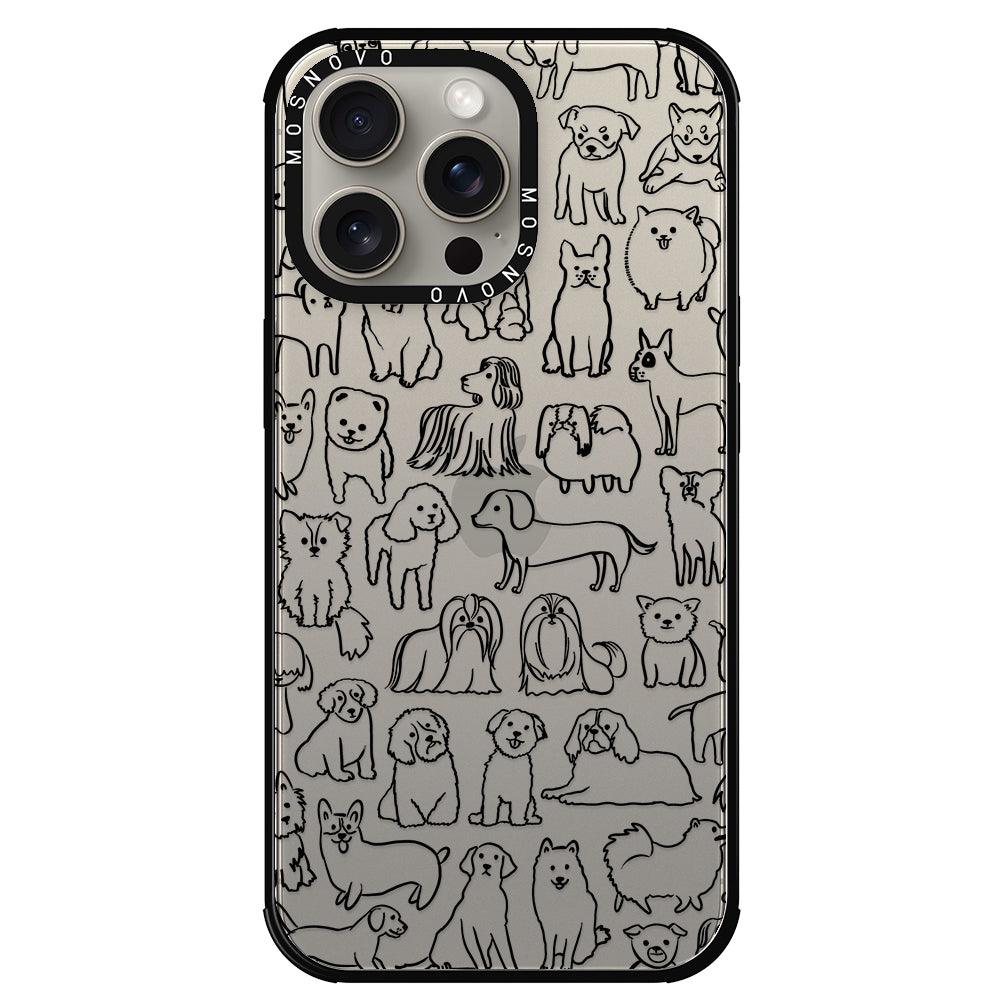 Dogs Phone Case - iPhone 15 Pro Max Case - MOSNOVO