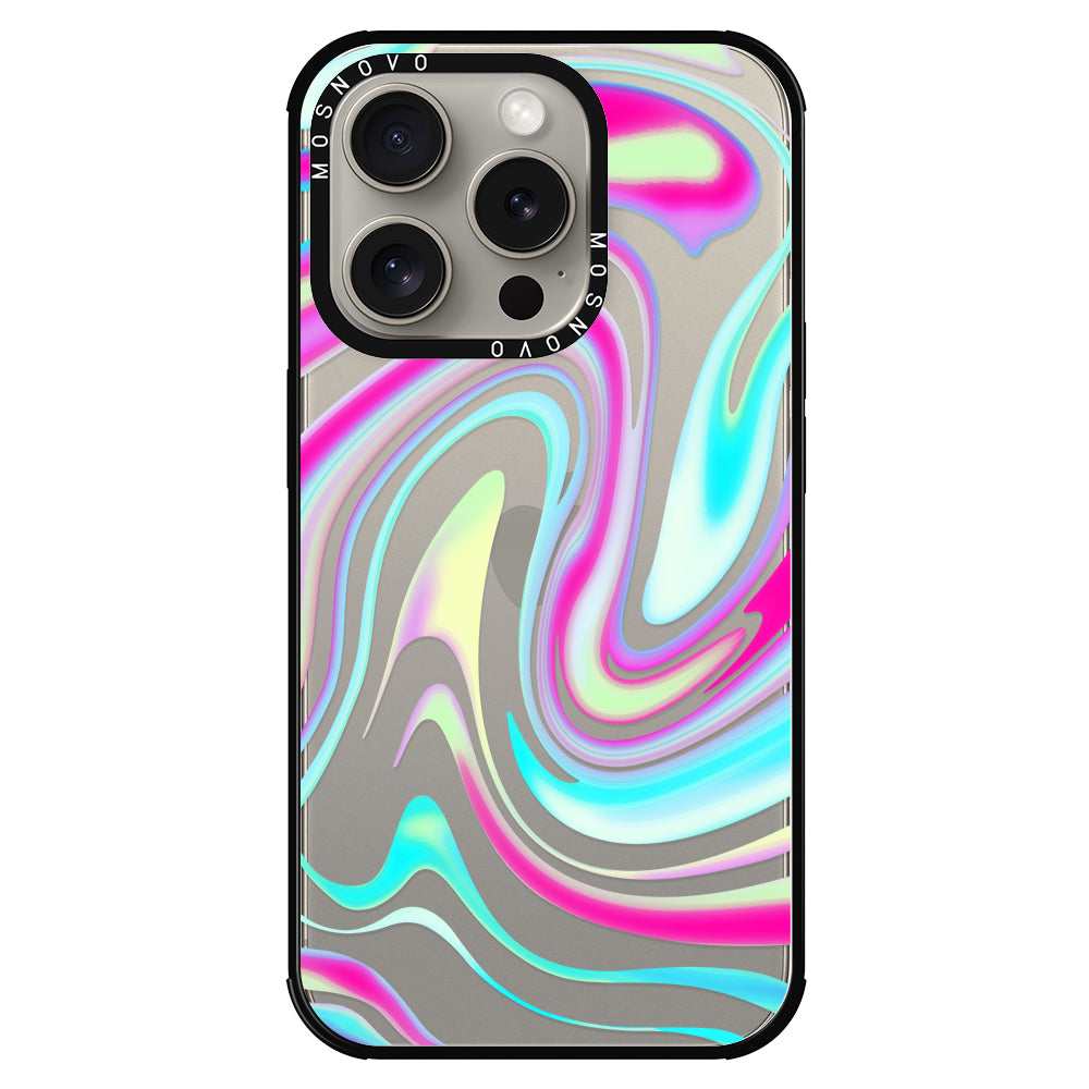 Psychedelic Swirls Phone Case - iPhone 15 Pro Case - MOSNOVO