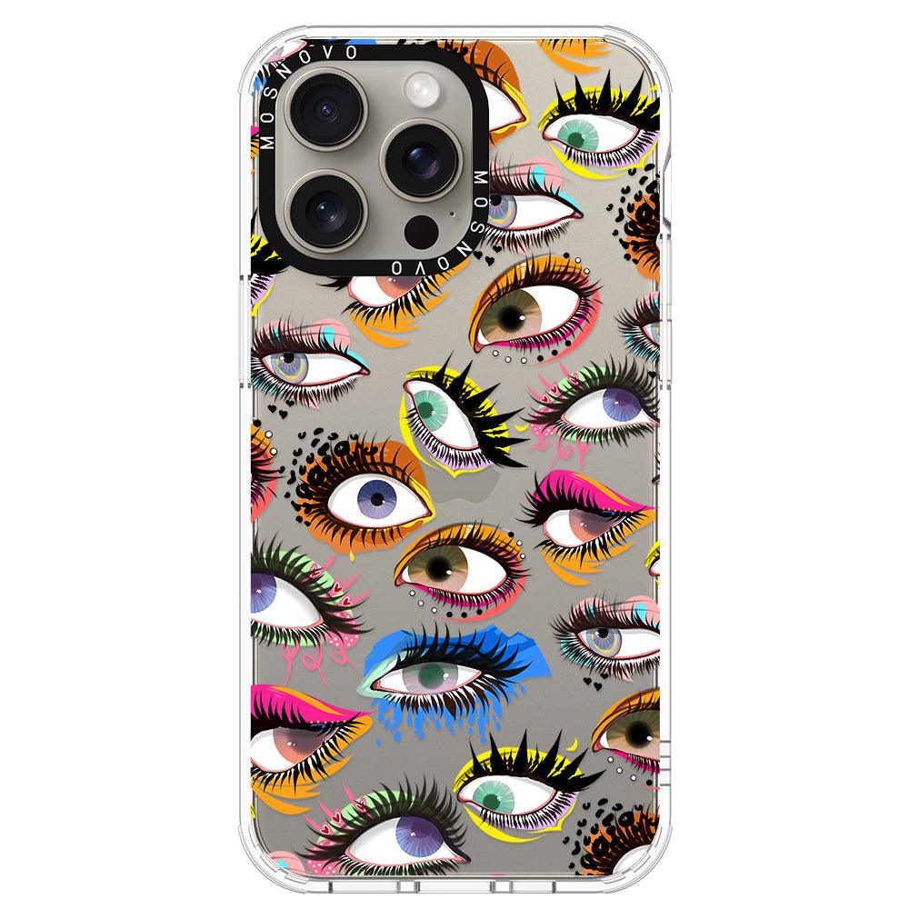 Eyes Phone Case - iPhone 15 Pro Max Case - MOSNOVO