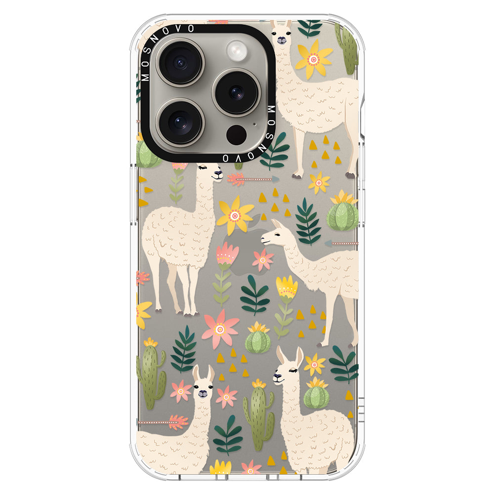 Desert Llama Phone Case - iPhone 15 Pro Case - MOSNOVO