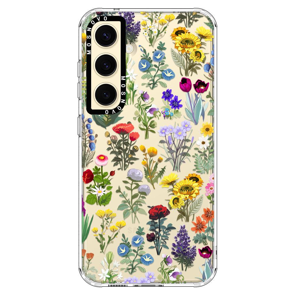 Wildflowers Phone Case - Samsung Galaxy S24 Plus Case - MOSNOVO