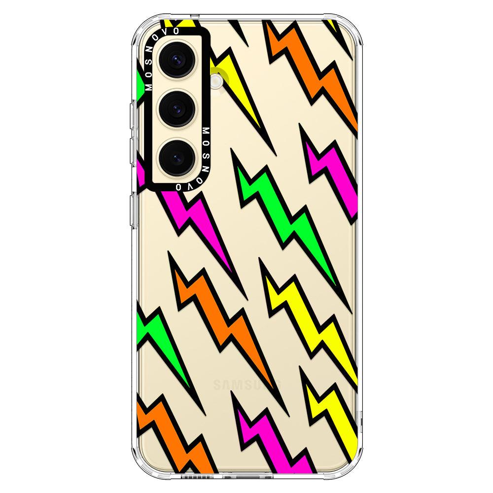 Colorful Lightning Phone Case - Samsung Galaxy S24 Plus Case - MOSNOVO