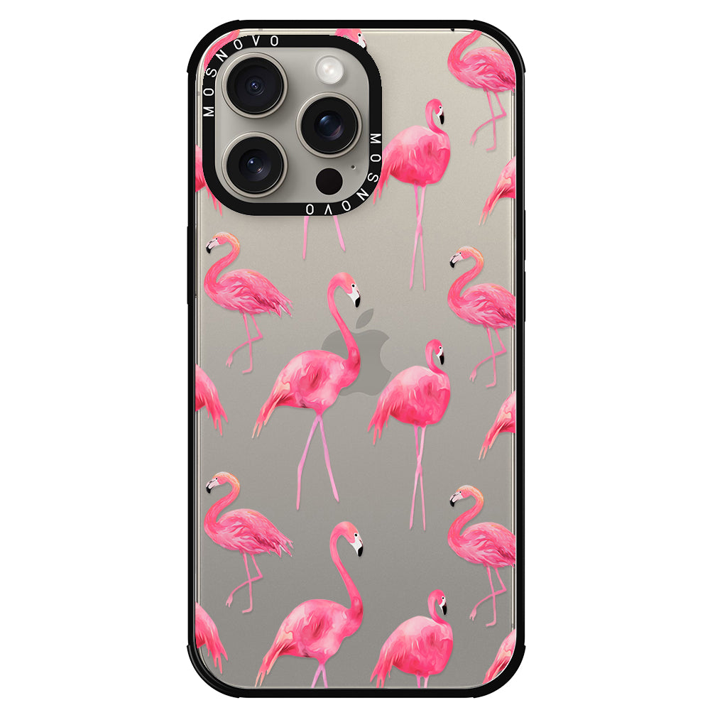 Flamingo Phone Case - iPhone 15 Pro Max Case - MOSNOVO