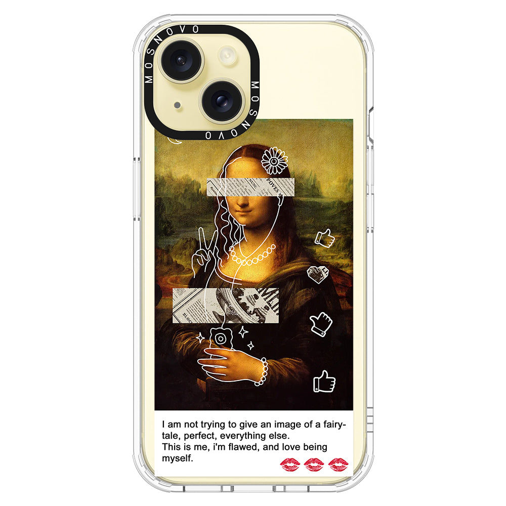 Selfie Artwork Phone Case - iPhone 15 Case - MOSNOVO