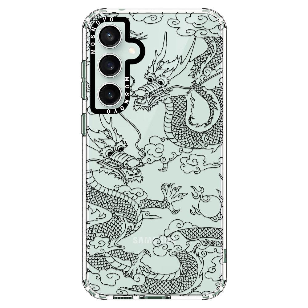 Black Dragon Phone Case - Samsung Galaxy S23 FE Case