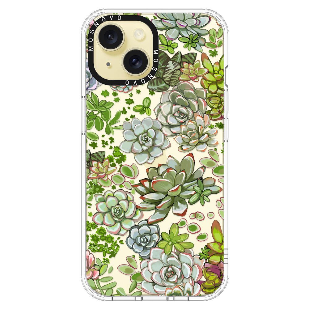 Succulent Phone Case - iPhone 15 Plus Case - MOSNOVO