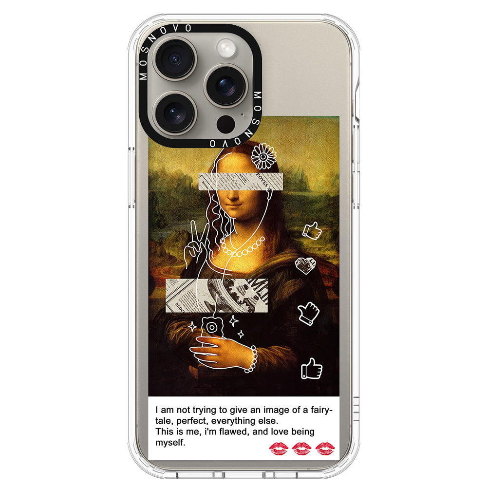 Selfie Artwork Phone Case - iPhone 15 Pro Max Case - MOSNOVO