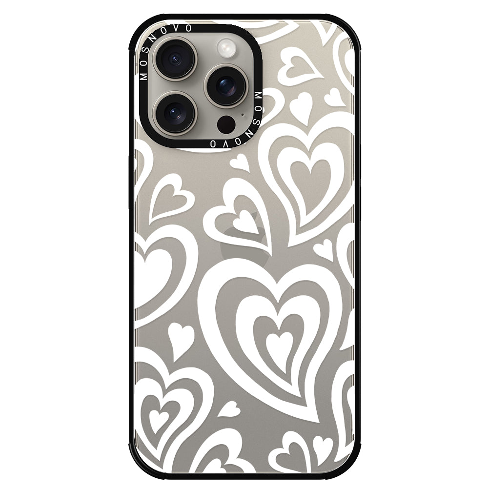 Twist Heart Phone Case - iPhone 15 Pro Max Case - MOSNOVO