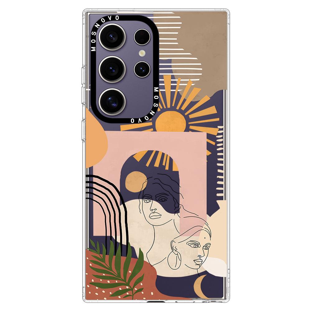 Modern Collage Art Phone Case - Samsung Galaxy S24 Ultra Case - MOSNOVO