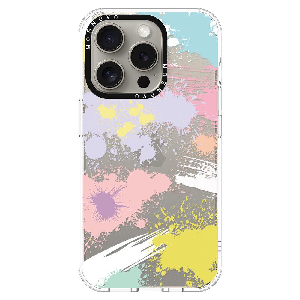 Splash Paint Phone Case - iPhone 15 Pro Case - MOSNOVO