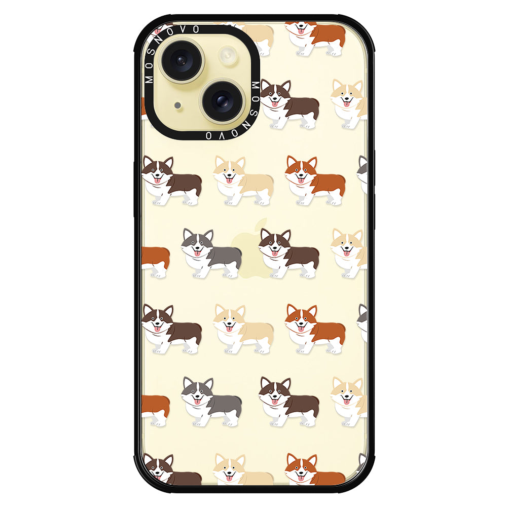 Cute Corgi Phone Case - iPhone 15 Plus Case - MOSNOVO