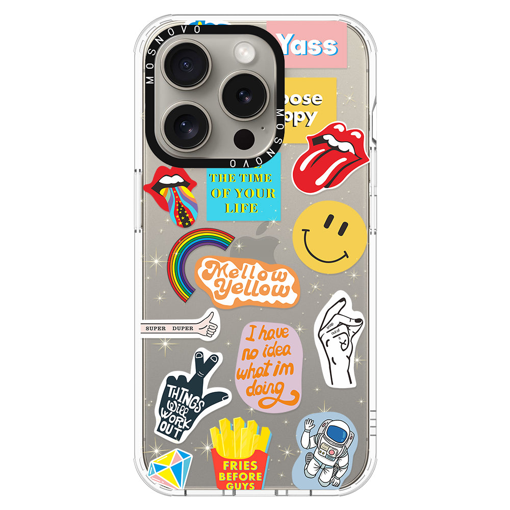 Pop Culture Phone Case - iPhone 15 Pro Case - MOSNOVO