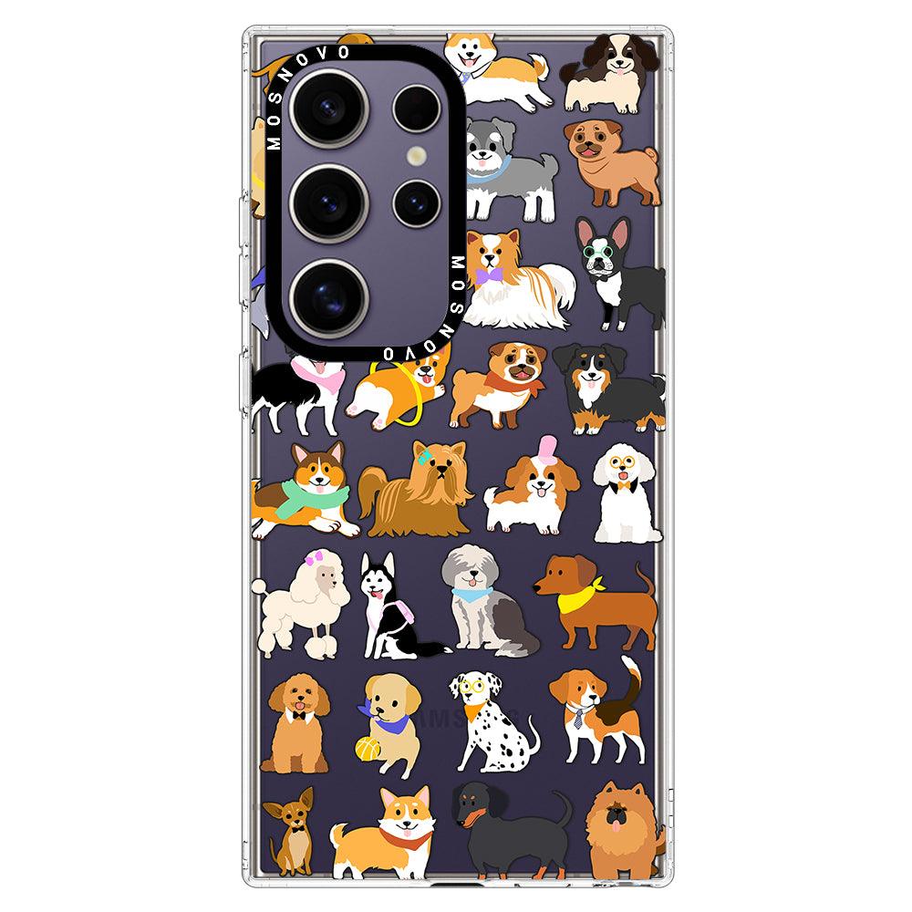 Cute Dogs Phone Case - Samsung Galaxy S24 Ultra Case - MOSNOVO