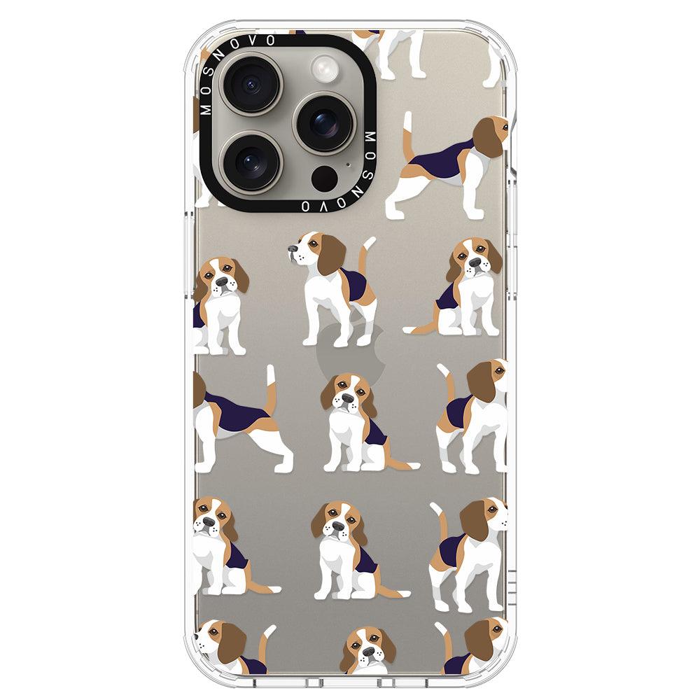 Cute Beagles Phone Case - iPhone 15 Pro Max Case - MOSNOVO